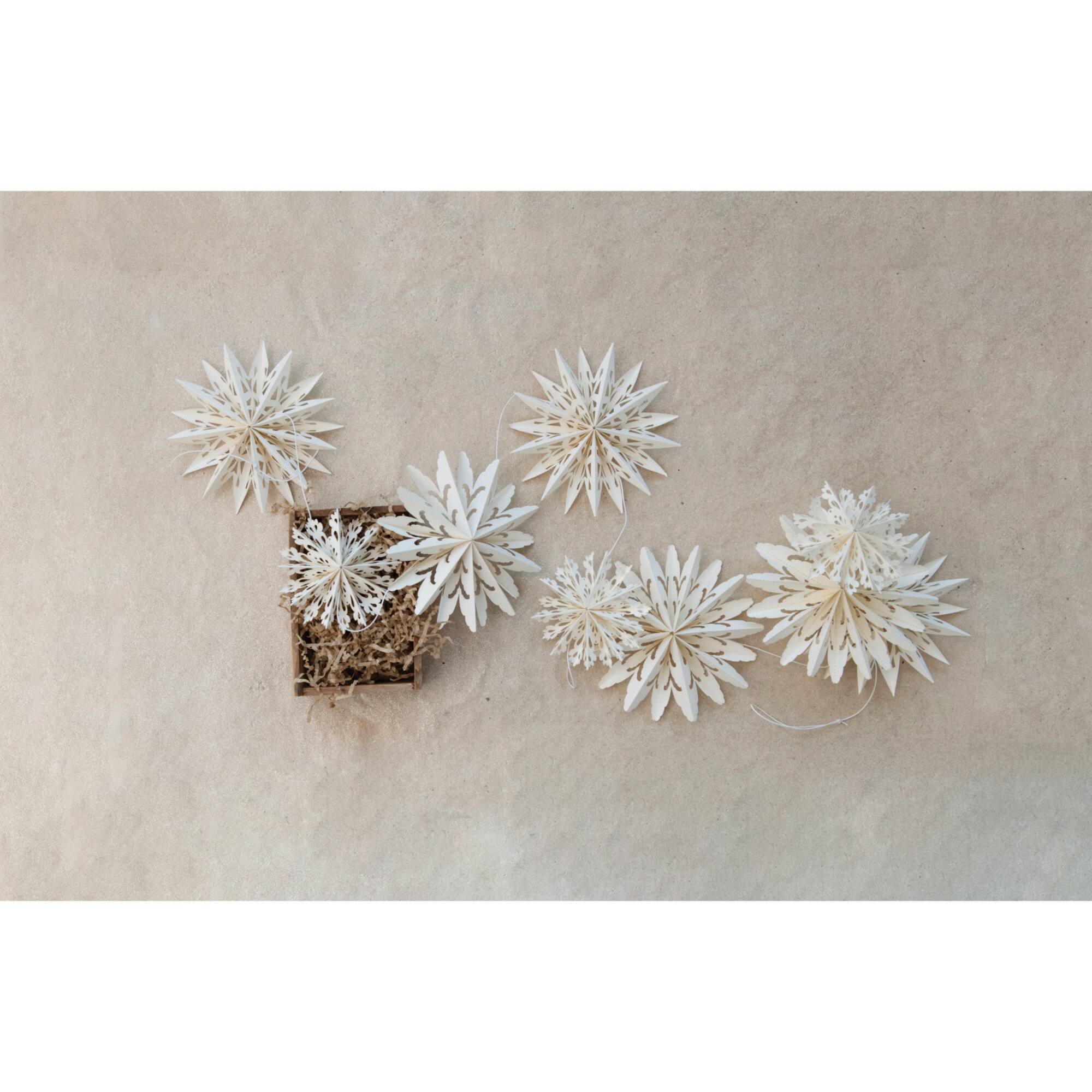 Hello Honey® 6ft. Snowflake Paper Garland